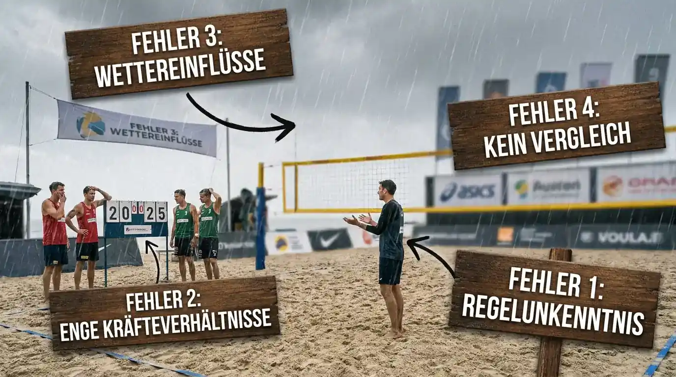 Häufige Fehler bei Beachvolleyball Handicap-Wetten – Analyse typischer Anfängerfehler