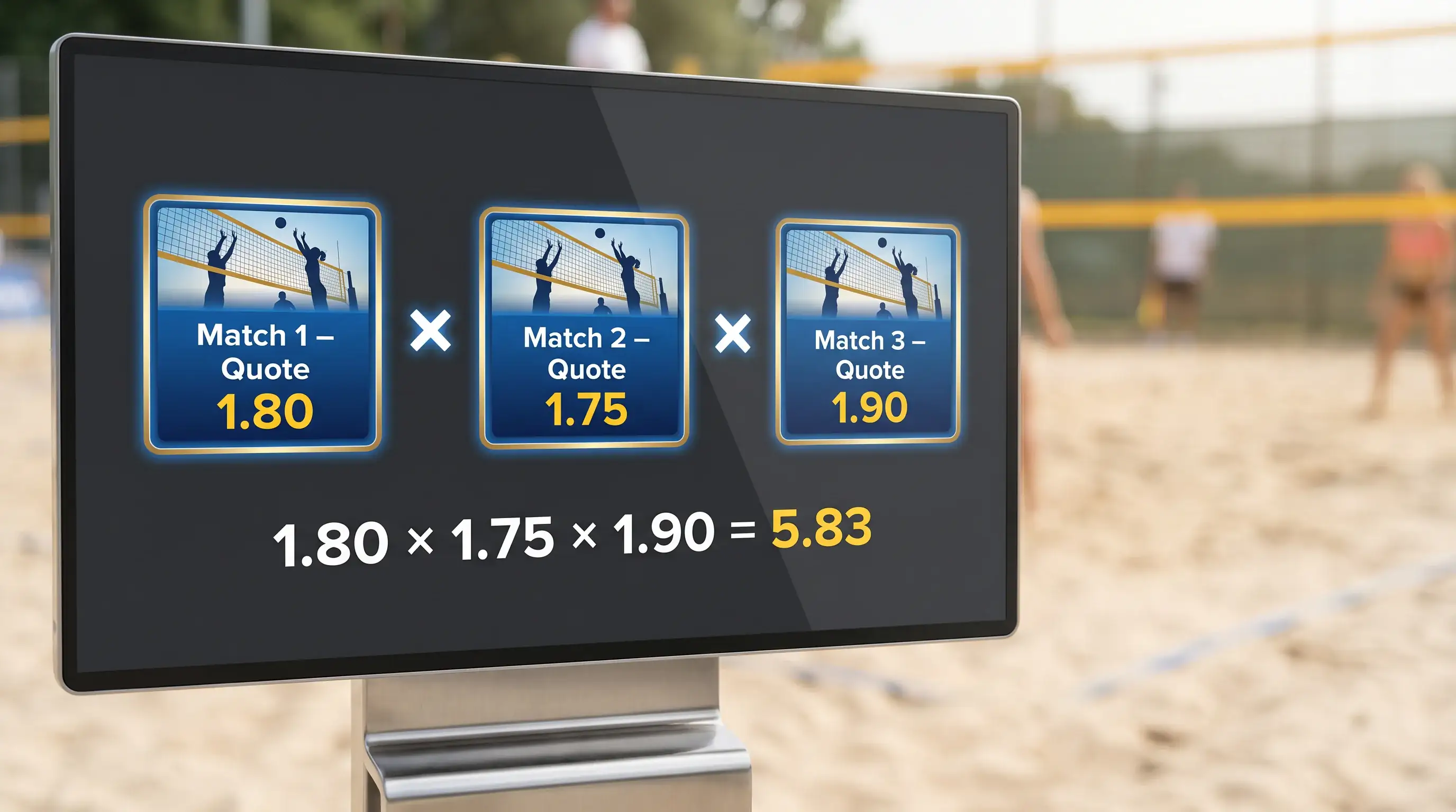Beachvolleyball Kombinationswetten – Mehrere Sand-Sport Spiele auf einem Wettschein kombinieren