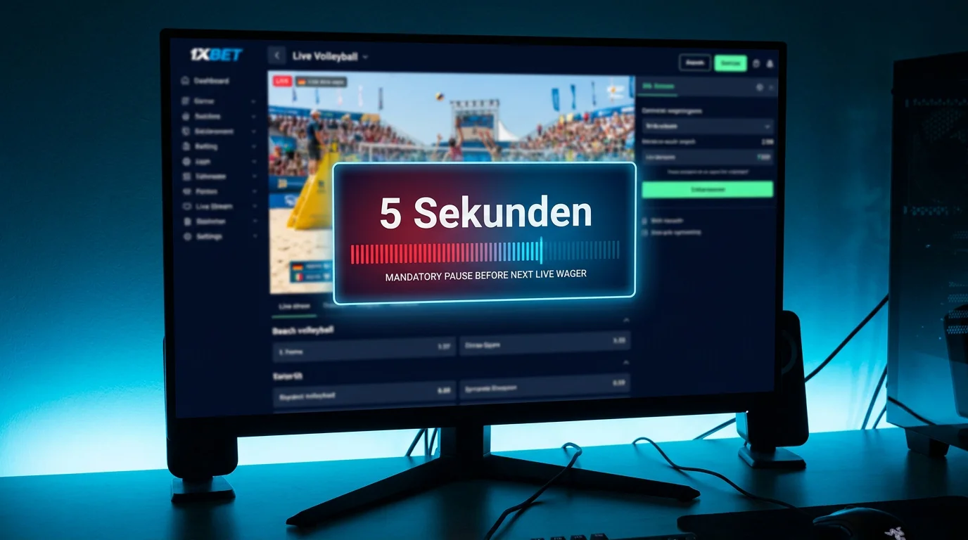 5-Sekunden-Regel bei Beachvolleyball Live-Wetten – gesetzliche Pflichtpause nach GlüStV 2021 erklärt
