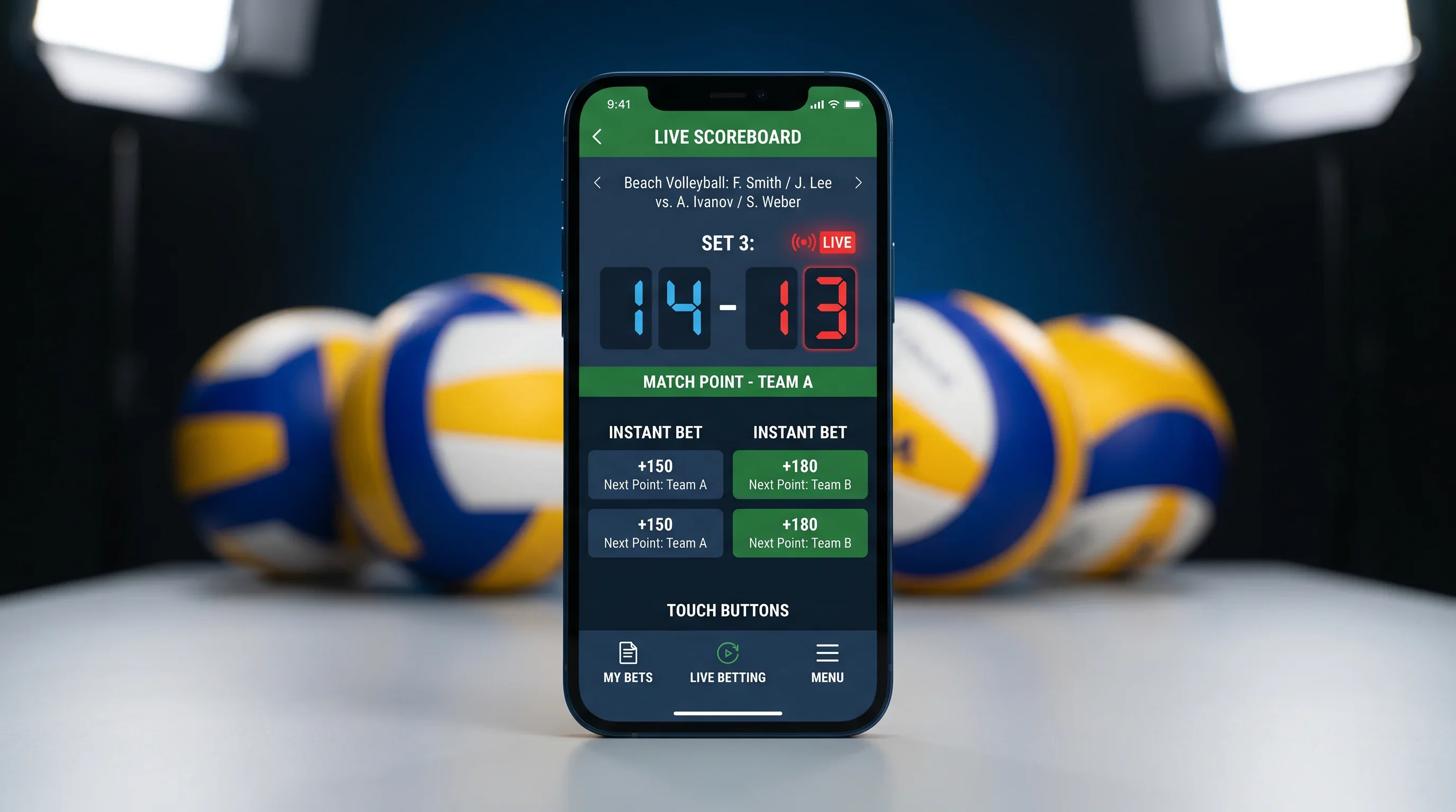 Usability Beachvolleyball Live-Wetten App – In-Play Features Quotengeschwindigkeit und Markttiefe mobil
