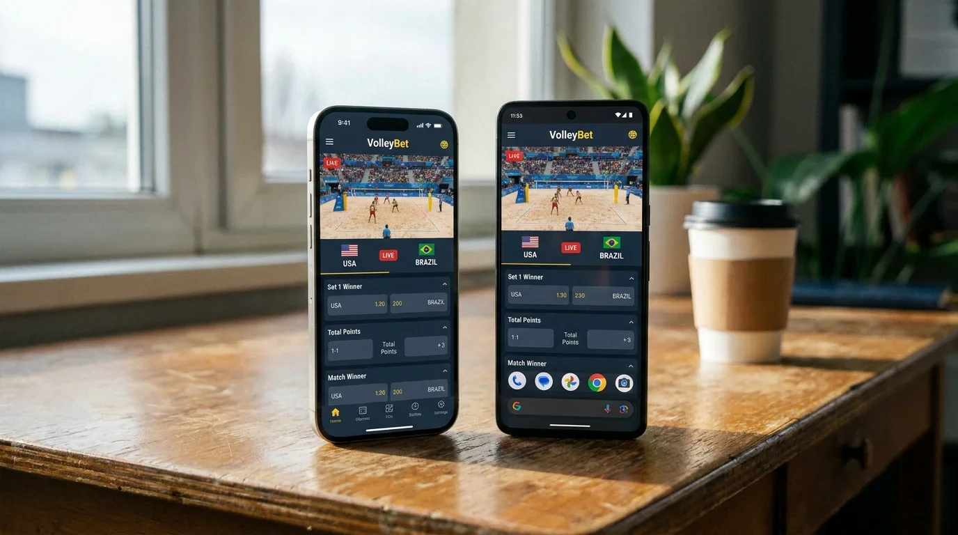 iOS vs Android Sportwetten-App Vergleich – welche Plattform besser für Beachvolleyball Live-Wetten