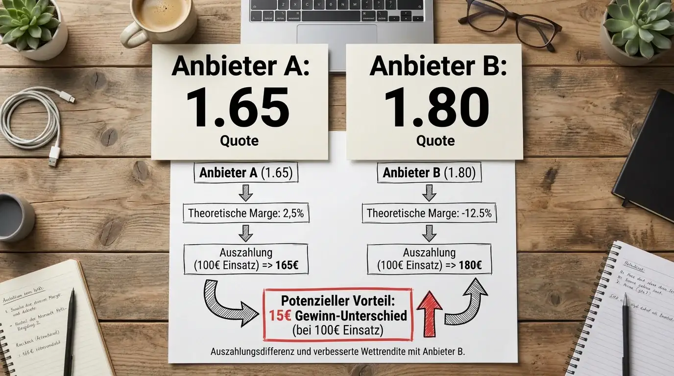 Quotenvergleich als Beachvolleyball Strategie – Margenunterschiede zwischen Buchern und ROI-Berechnung