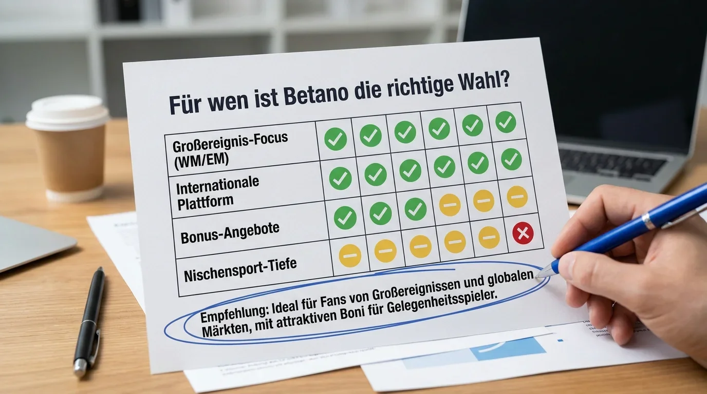 Betano Fazit für Beachvolleyball Wetter – für wen der Buchmacher die richtige Wahl ist und wo er Stärken zeigt