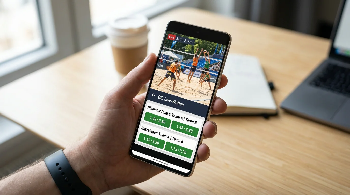 BildBet Beachvolleyball Live-Wetten – In-Play-Märkte und gesetzliche 5-Sekunden-Regel im Überblick