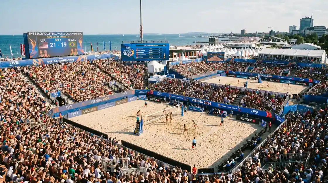 FIVB Major Events Beachvolleyball – Hamburg und Vienna Major als Top-Wett-Events der Saison