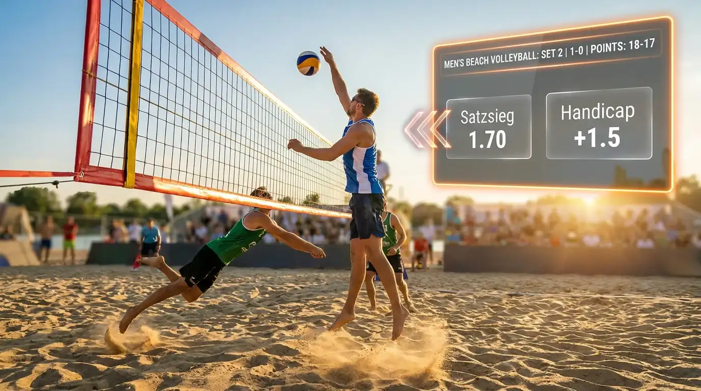 NEO.bet In-Play-Einstiegspunkte für Beachvolleyball Live-Wetten – Satz-für-Satz-Momentum und Markttiefe
