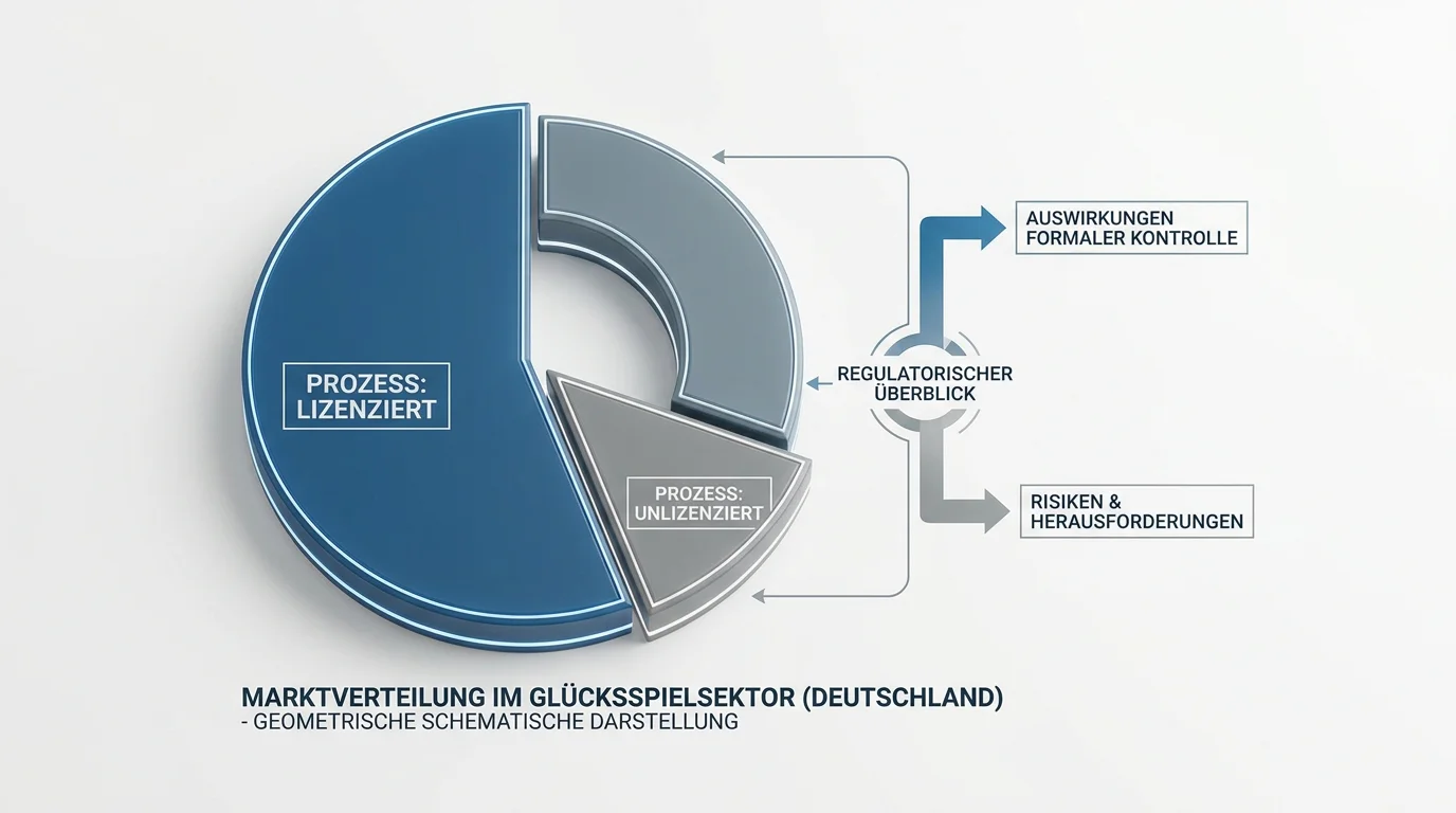 Schwarzmarkt-Anteil im deutschen Online-Glücksspiel – GGL-Studie 2026 zeigt 22,97% unlizenzierte Anbieter